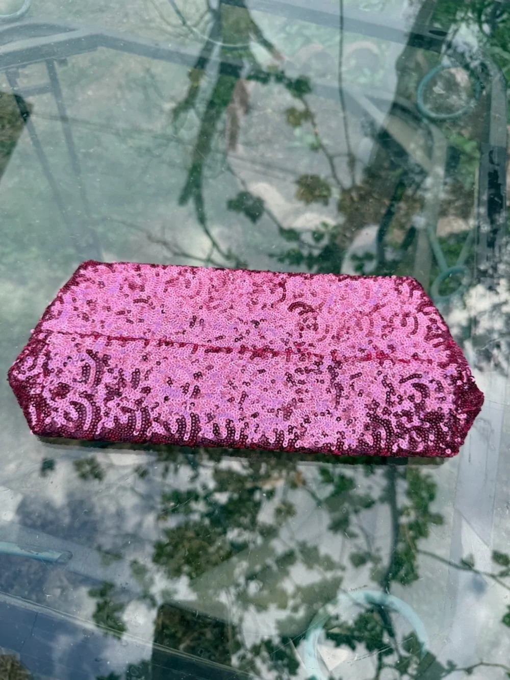 Victoria's Secret Pink‎ Sequin Wristlet Clutch